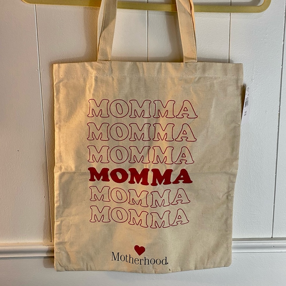 MOMMA Canvas Tote NWT